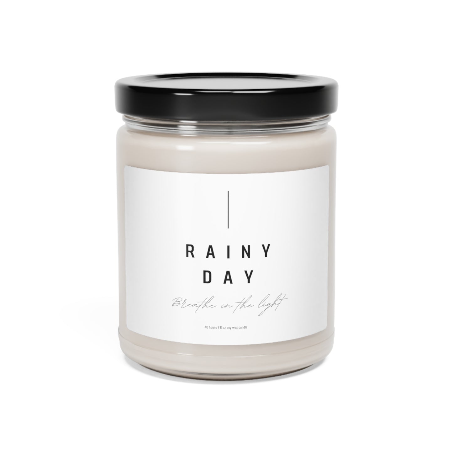 Scented Soy Candle | 9oz Scented Candle and Candle For Those Rainy Days