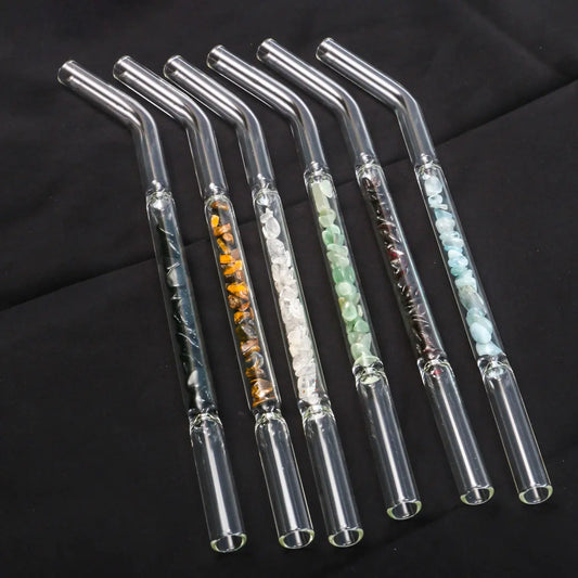 Crystal Gemstone Straw