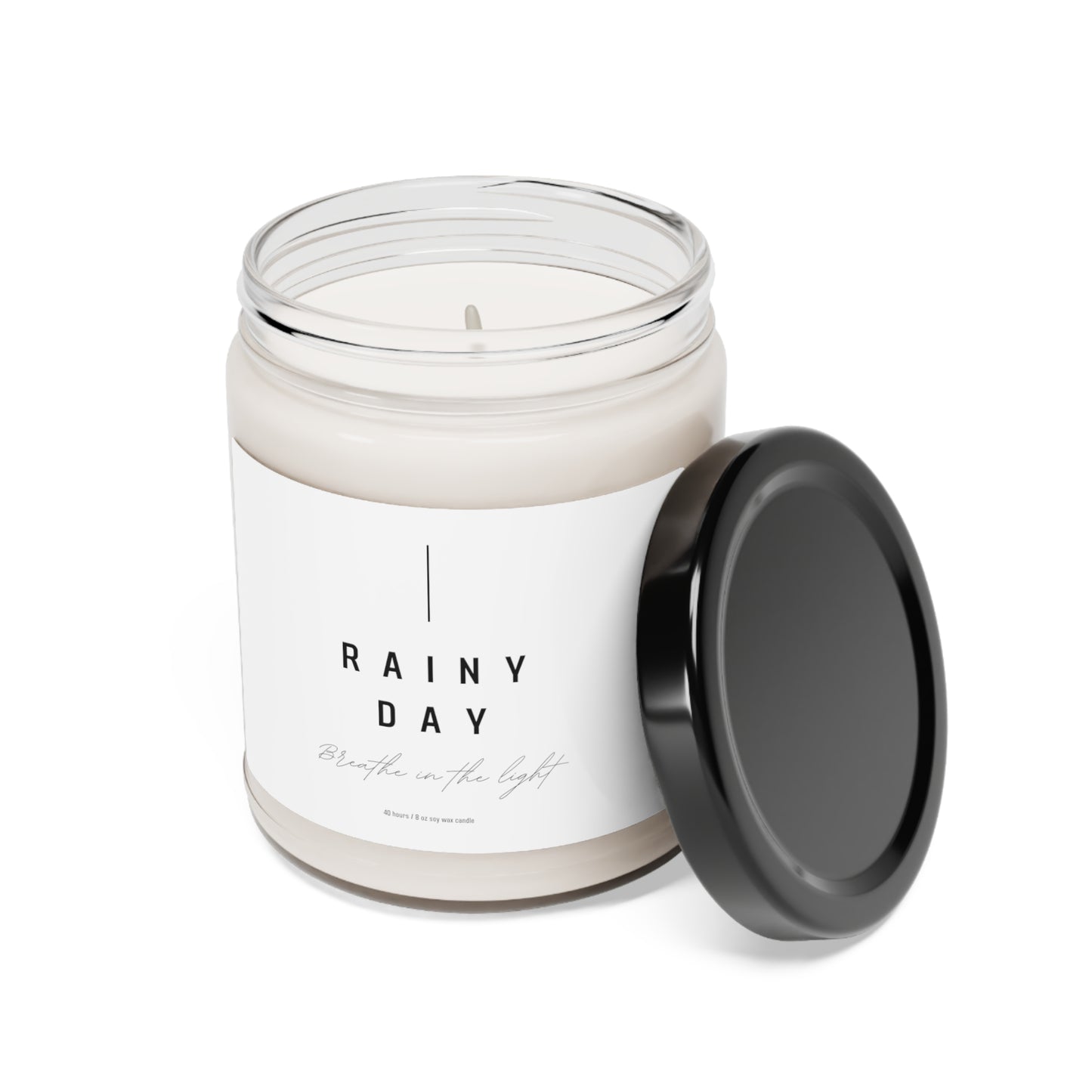 Scented Soy Candle | 9oz Scented Candle and Candle For Those Rainy Days