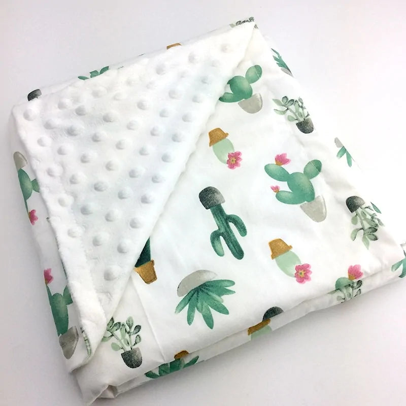 Cactus Baby Blanket