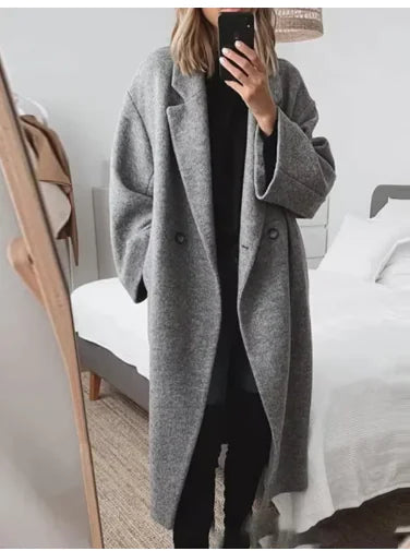 Women's Wool Trench Coat Coat