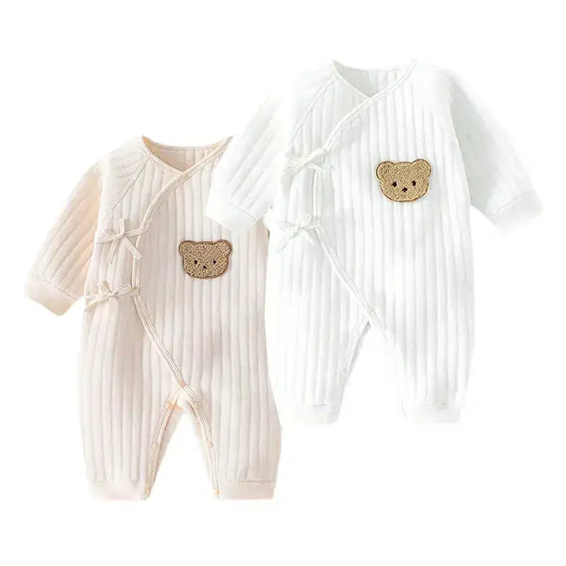 Keep Your Little One Cozy with Baby Autumn Clothes Featuring Cartoon Bears
Wrap your baby in warmth and cuteness this autumn with our delightful cartoon bear outfits. Made from soft, breathable fabrics, these clothes ensure your baby stays comfortable and stylish during the cooler months.

