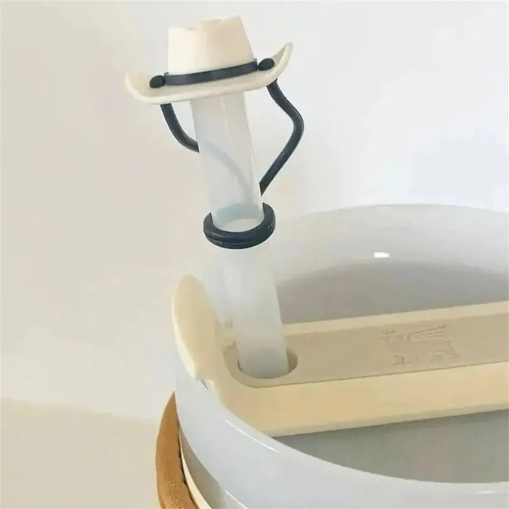 Silicone Cowboy Hat Straw