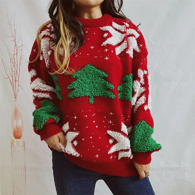 Christmas knit sweater