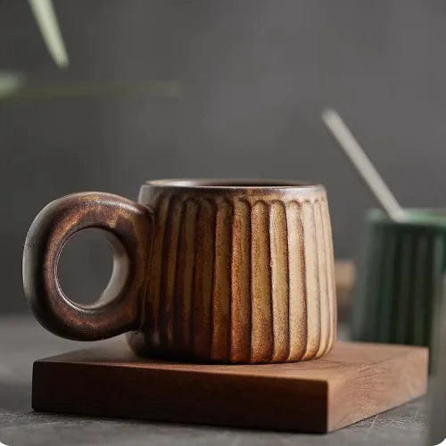 Retro Stone Coffee or Tea Mug