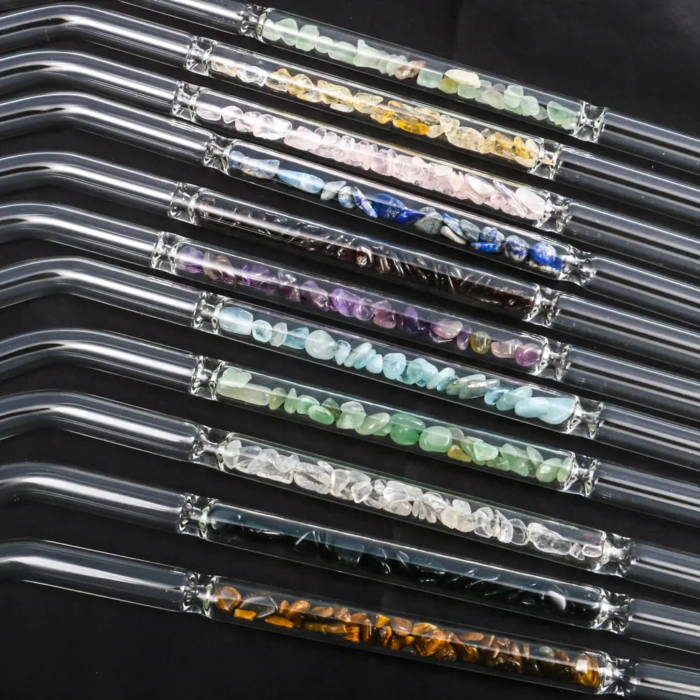 Crystal Gemstone Straw