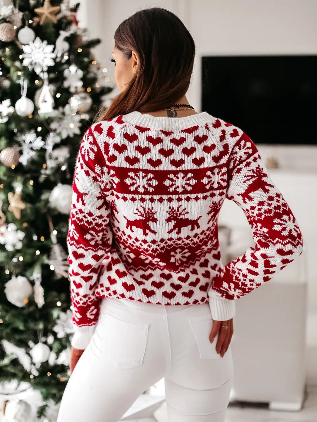 Winter Christmas Sweaters Long Sleeve