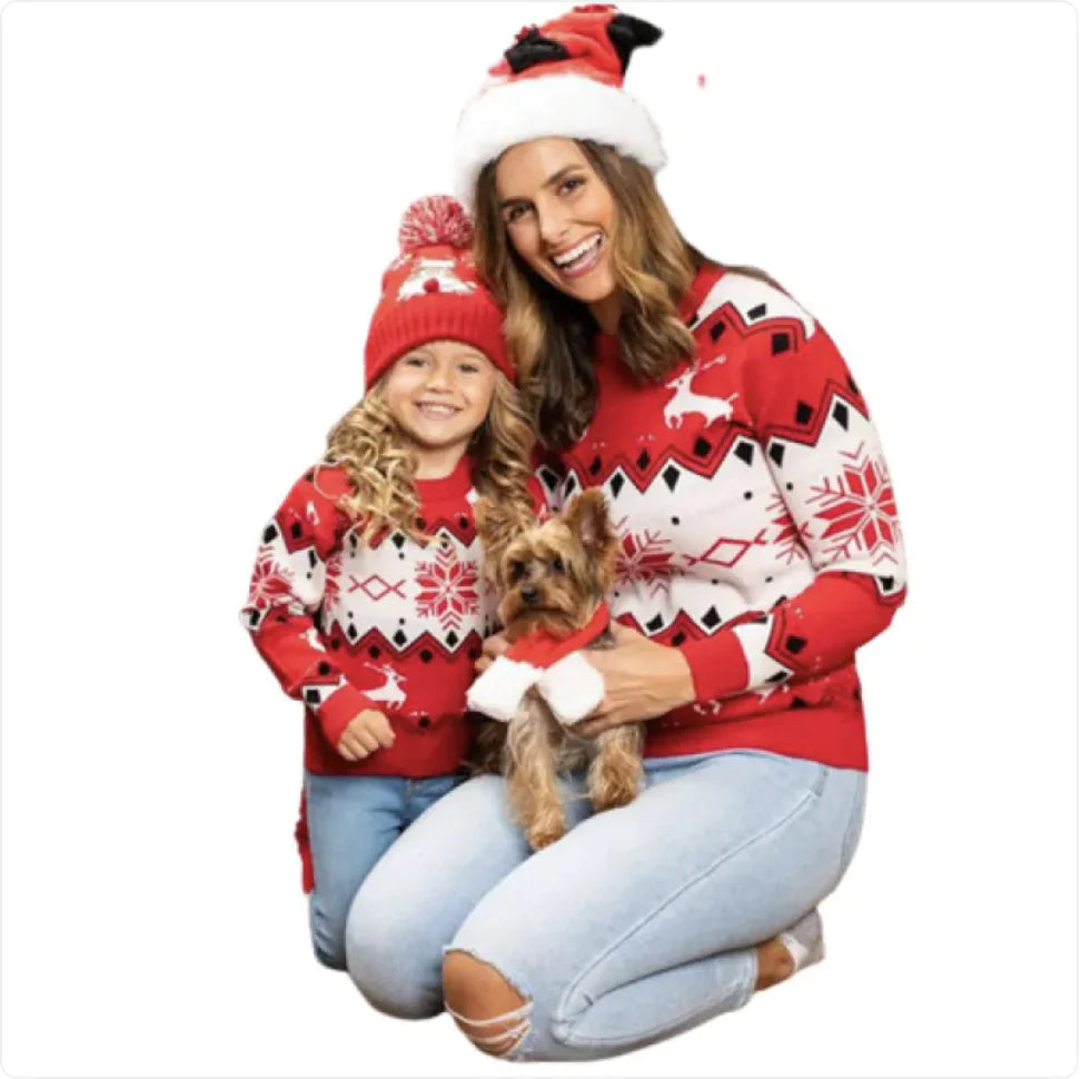 Mom and Child Sweater for Girls and Moms