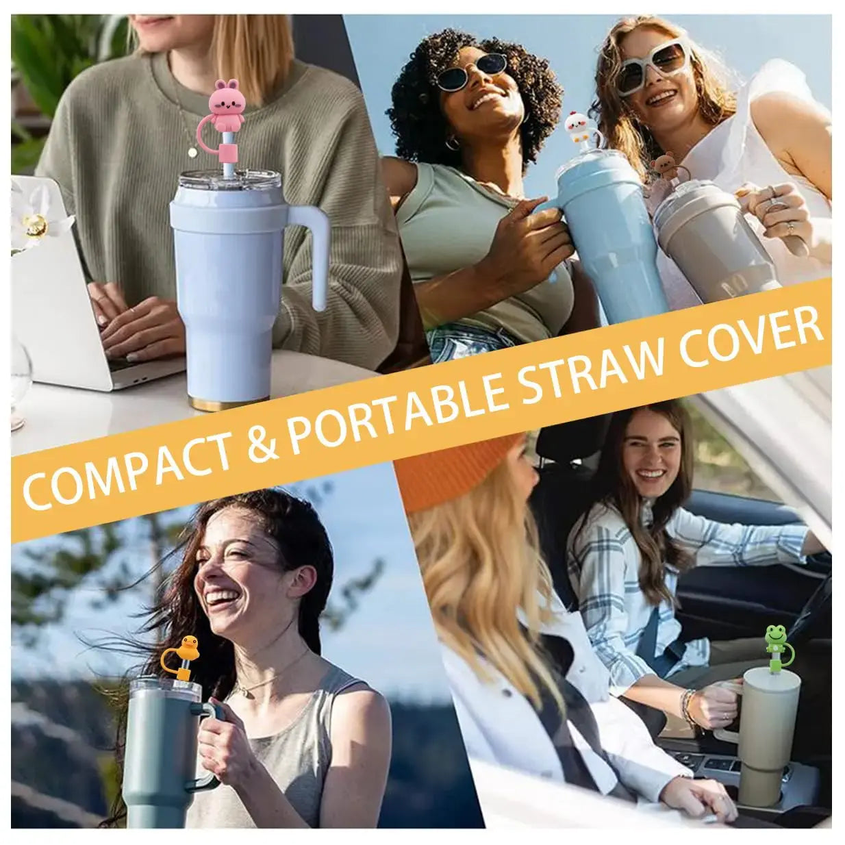 Animal Shape Reusable Straw