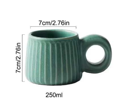 Retro Stone Coffee or Tea Mug