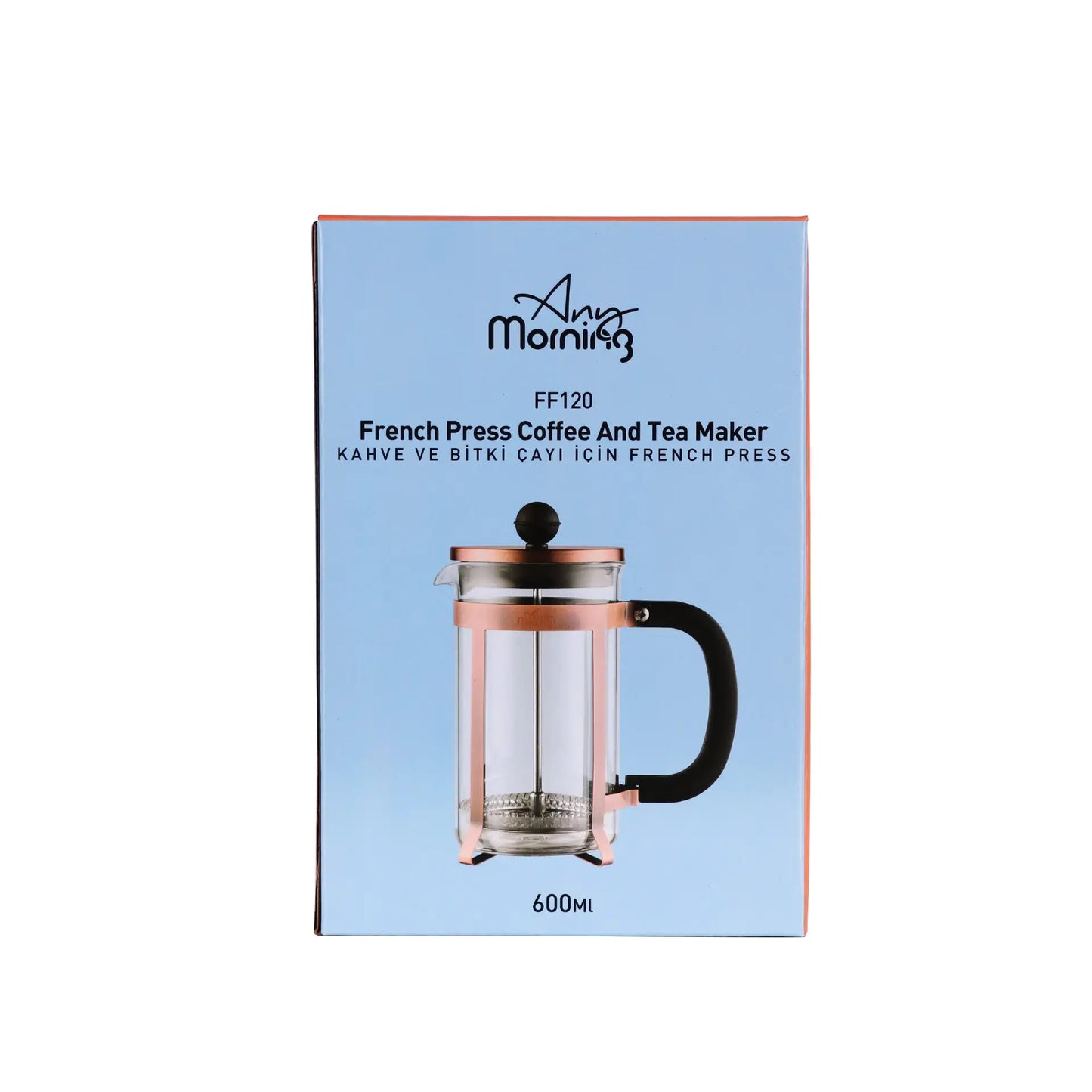 Copper French Press Coffee and Tea Maker