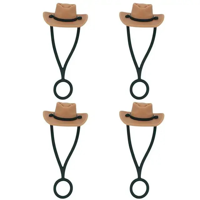 Silicone Cowboy Hat Straw