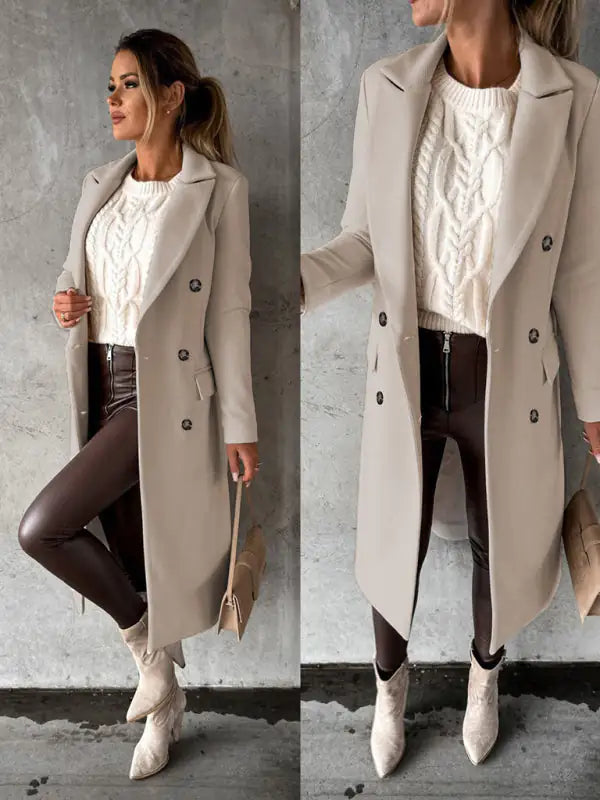 Fall Casual Overcoat for Women