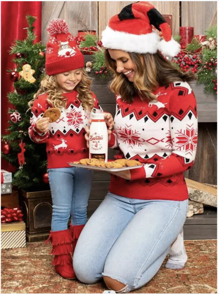 Mom and Child Sweater for Girls and Moms