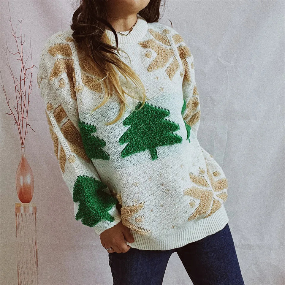 Christmas knit sweater